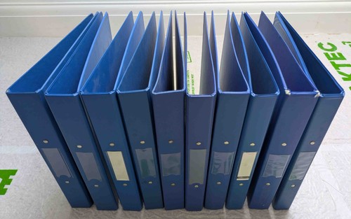 Ten ring binders - a4, binders,