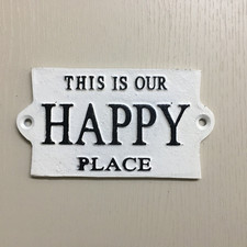 This Is Our Happy Place Sign