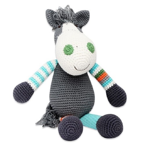 Crochet sitting donkey - crochet,