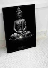 BUDDHA STATUE POSTER RELIGION ASIA IMAGE WALL ART PRINT SIZE -A3 A4