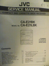 JVC  CA-E21BK  CA-E21LBK   Cassette Receiver  ORIGINAL Service Manual