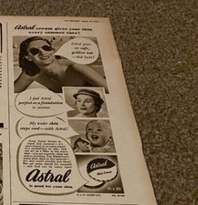 PCTBK8 ADVERT 8X4 ASTRAL SKIN CREAM