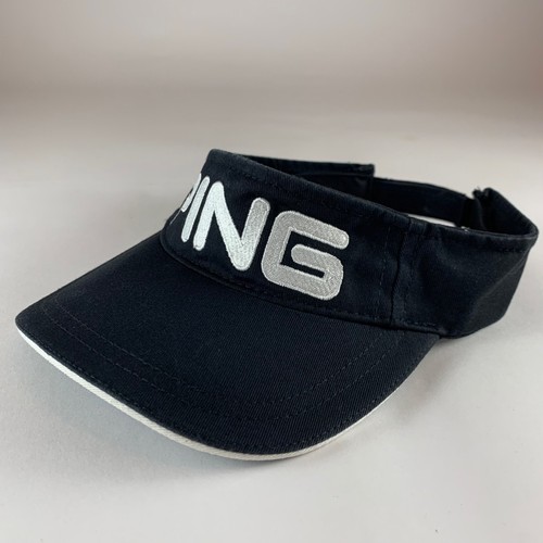 Ping mens black strapback - black,