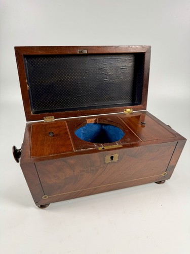 Antique regency mahogany tea - mahogany,
