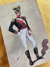 Art Postcard-Military Uniform-Royal Artillery Officer 1820-Unposted