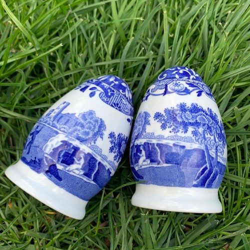 Spode blue italian salt - italian, and
