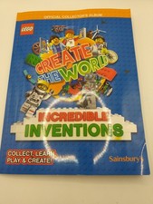 Lego Create The World Incredible Inventions Card Album 2018 Sainsbury's - H04