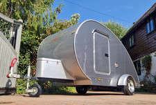 TEARDROP TRAILER CARAVAN CAMPING POD RETRO TRIKE BIKE VW V DUB CAMPER VAN TENT