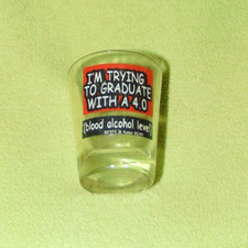 Funny Graduation Shot Glass