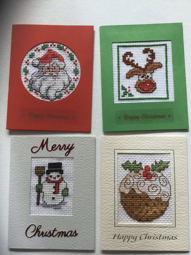 Completed christmas cross - completed,