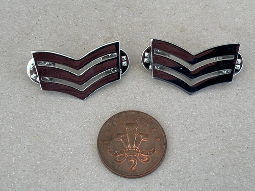 Police sergeant chrome stripes - sergeant,