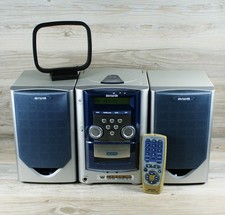 Aiwa CX-LM101K Stereo CD Player Cassette Radio Micro HiFi System PLEASE READ