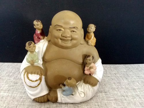 Large laughing happy buddha - happy,