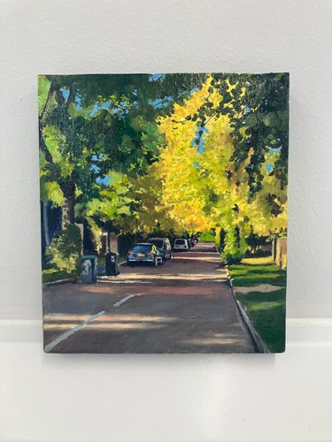 Original oil painting in - an,
