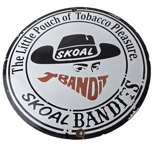 Vintage skoal sign tobacco - sign,
