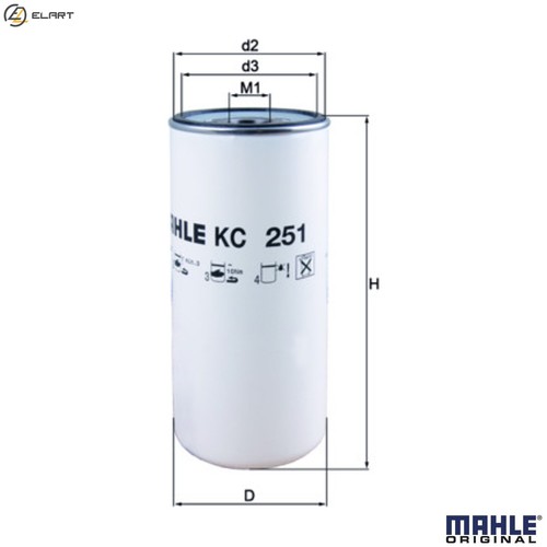 Fuel filter 251 for - filter,
