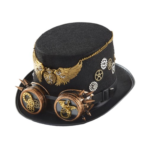 Steampunk top hat punk with - steampunk,