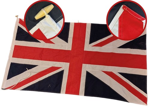 Union jack hand stitched flag - union,
