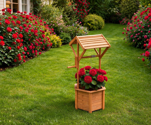 Wishing well planter free - wishing,
