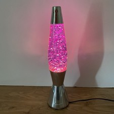 MATHMOS Lava Lamp Pink Glitter