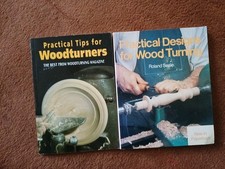 2 WOODTURNING BOOKS - ADVICE, TIPS, HOW TO MAKE, WAYS TO, EQUIPMENT, SAFETY, ETC