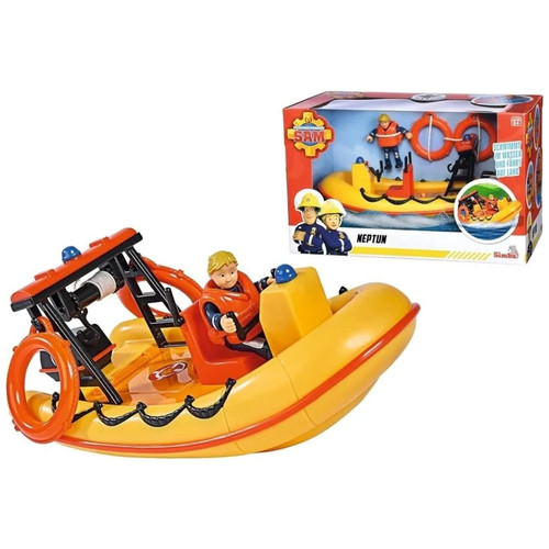 Fireman sam neptune boat with - fireman,