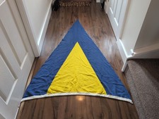 Signal Sailing Flags Vintage Maritime Nautical Design 1st Substitute 2 Flags