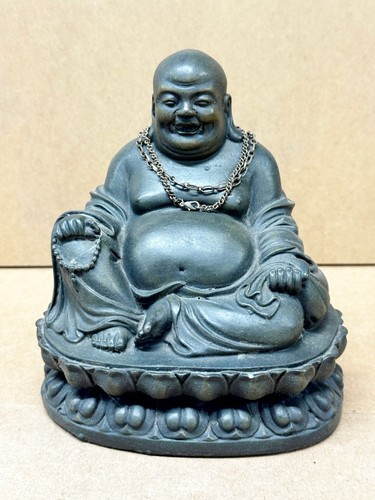Vintage laughing buddha - laughing,
