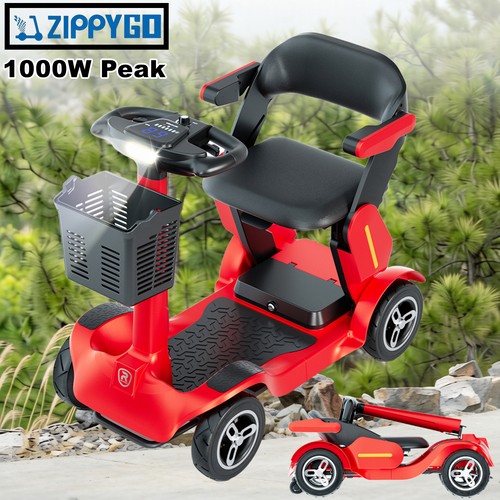Zippygo red 1000w folding - red,