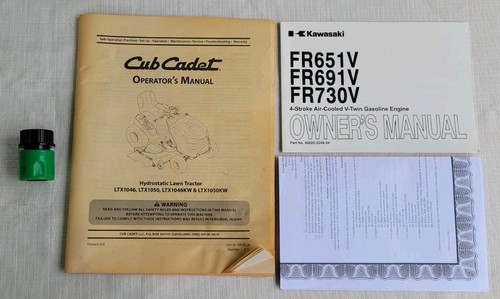Owner manual cub - manual, cadet