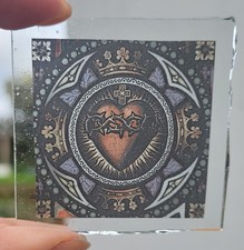Stained Glass Heart & Thorns