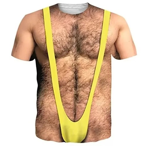 Funny hairy chest print - funny,