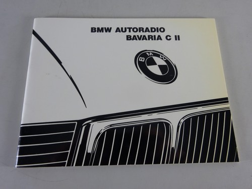 Operating instructions bmw car - operating,