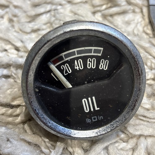 Vintage oil pressure - pressure, gauge