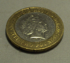 £2 CHARLES DARWIN 2012 COIN ROYAL MINT MINTING ERROR USED CIRCULATED COLLECTABLE