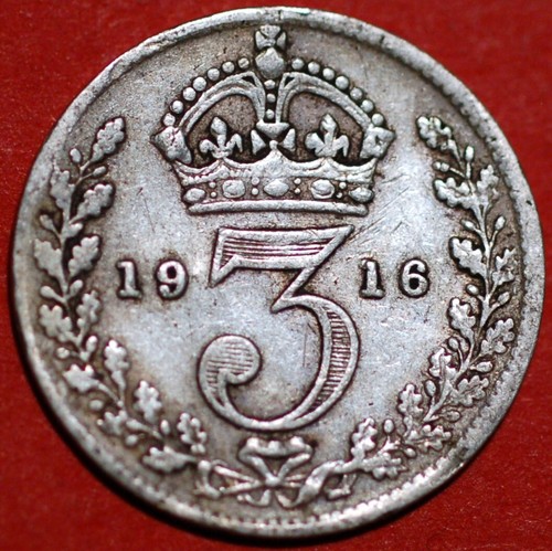 Great britain pence 1916 - 3,
