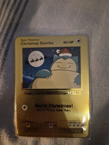 Christmas snorlax metal - christmas,