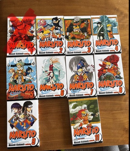 Naruto manga series volumes - manga,