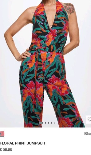 Mango women floral halter - mango,