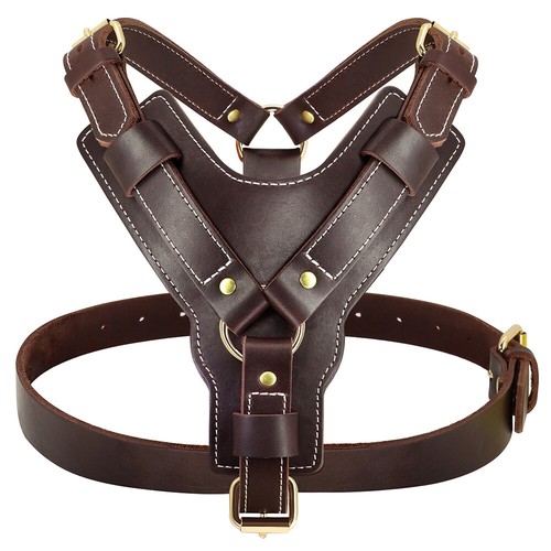 Strong genuine leather dog - genuine,