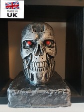 Terminator paperweight ornament-skull decor indoor outdoor Halloween gift"