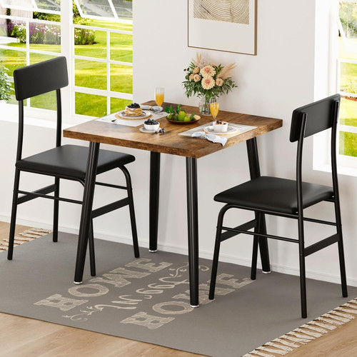 Rustic brown piece small - 3-piece,
