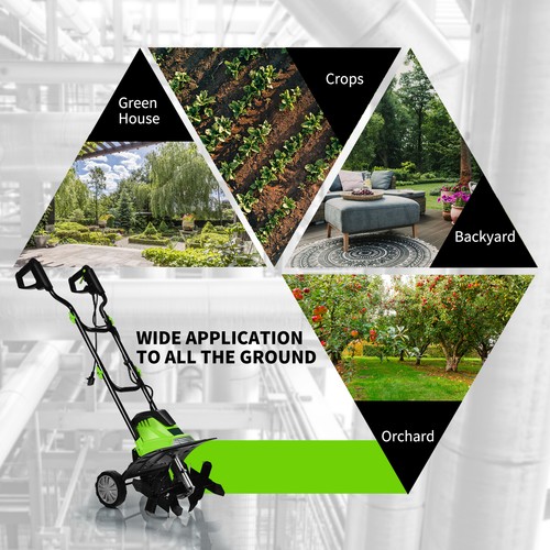 Electric tiller and - electric, cultivator
