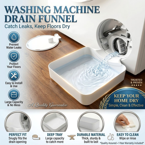 New washing machine drainage - machine,