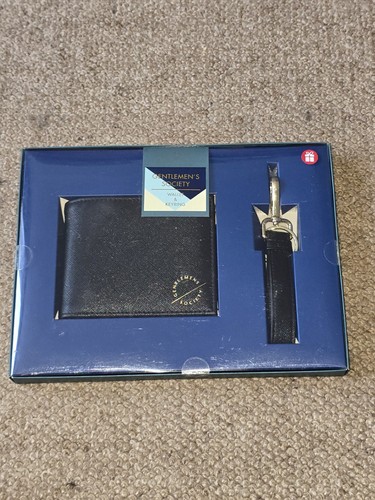 Debenhams black leather wallet - black,