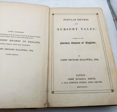 Antiquarian 1849 book popular - antiquarian,