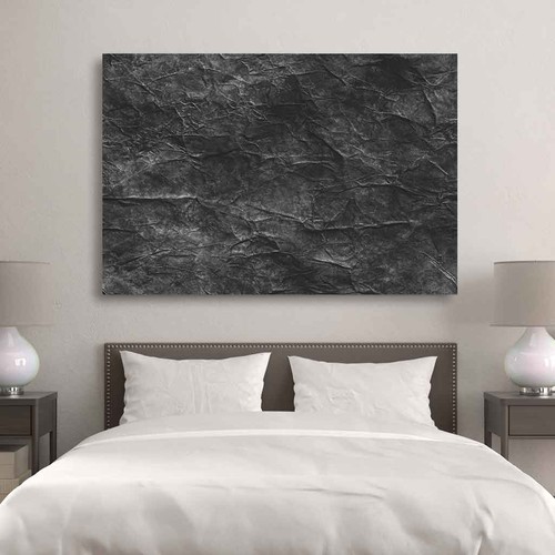 Black abstract canvas - canvas, art