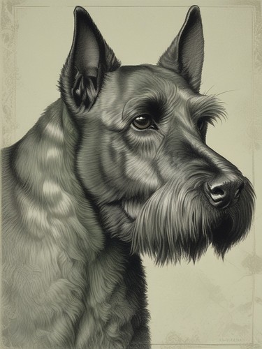 Scottish terrier vintage - scottish,
