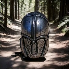 Rare Gift Old Metal Thimble Rare Collectable Armour Helmet Chainmail-look Suit