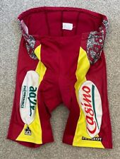 RARE VINTAGE 1980'S PEUGEOT CASINO COLNAGO TEAM CYCLING SHORTS SUIT S - M 